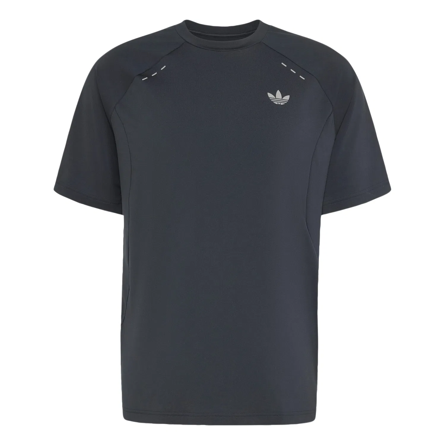 Футболка Adidas Originals Trefoil Essentials в цветах Smoke Blue и Night Blue