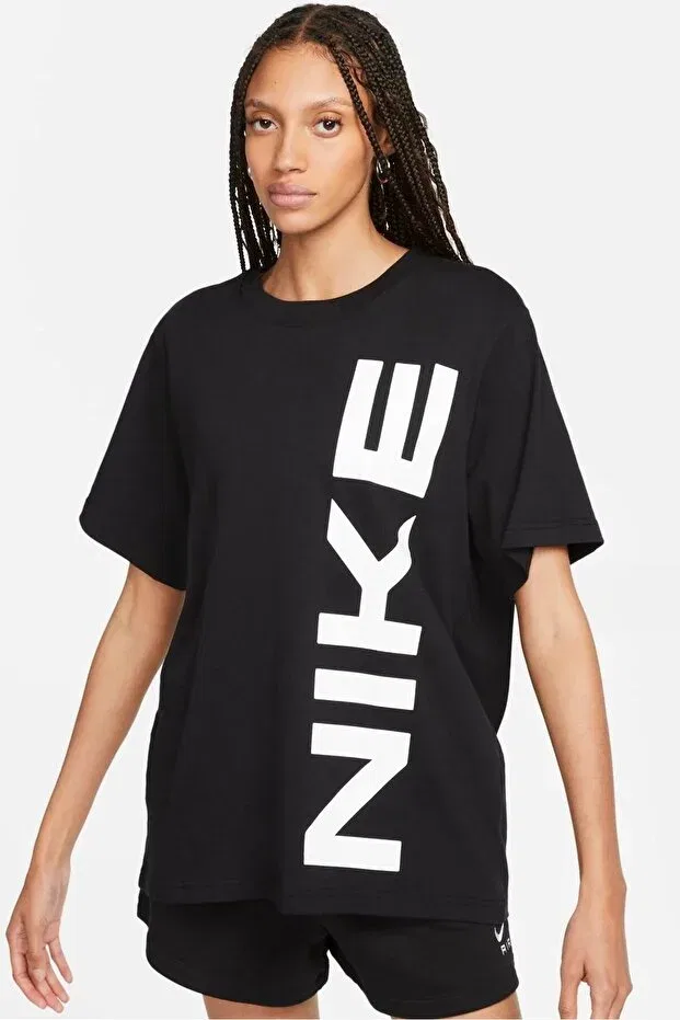 Женская футболка свободного кроя Nike, Black