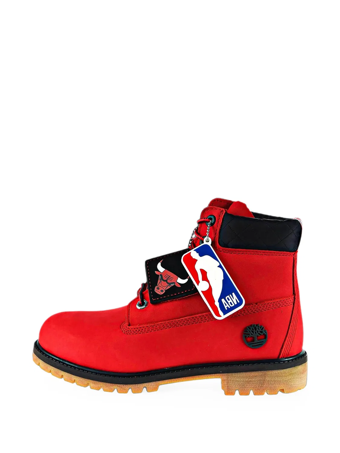 Ботинки 6 Inch Premium из коллаборации с NBA Timberland Kids, красный