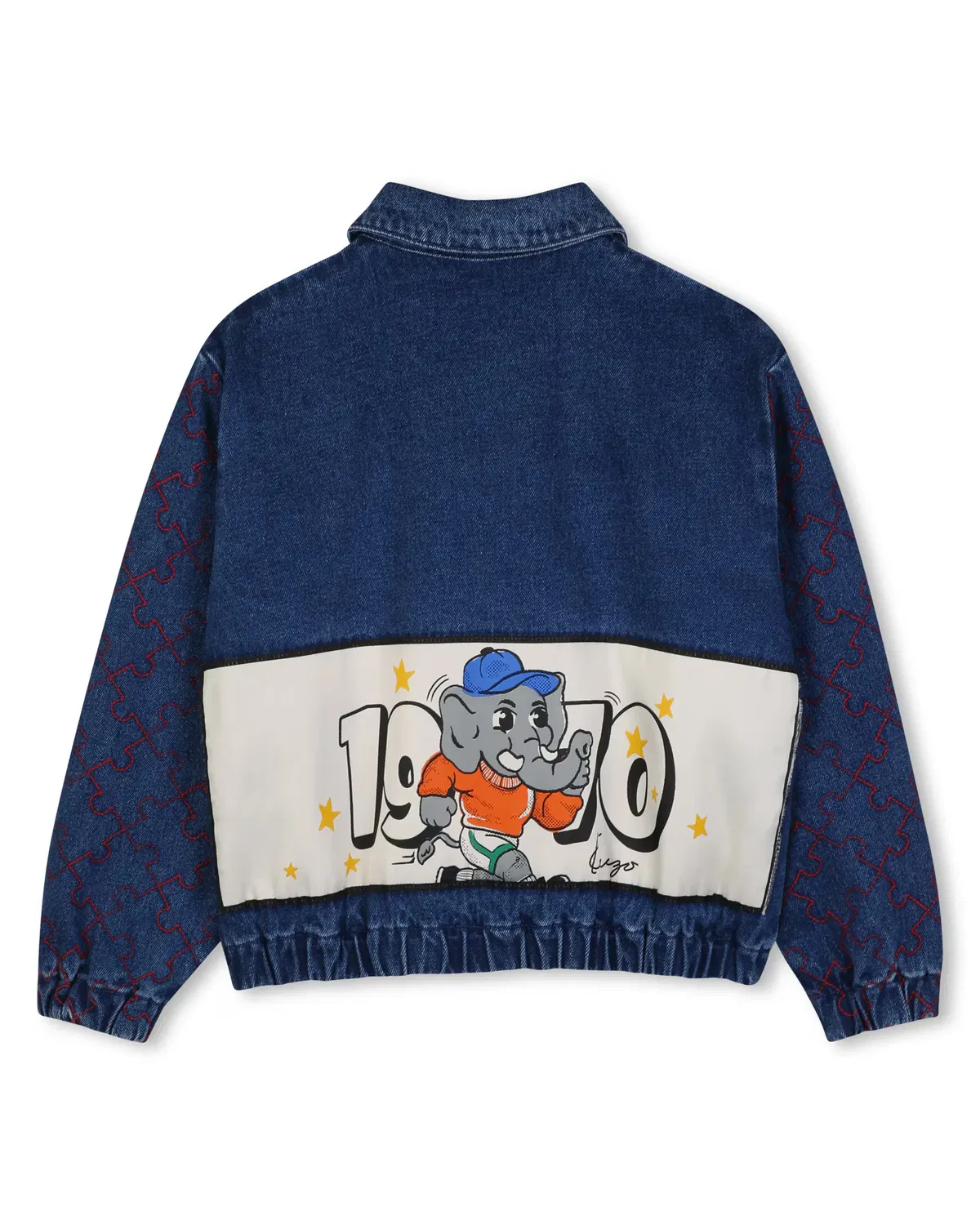 Детская куртка для мальчиков джинсовая Kenzo Kids, Azul — фото 3