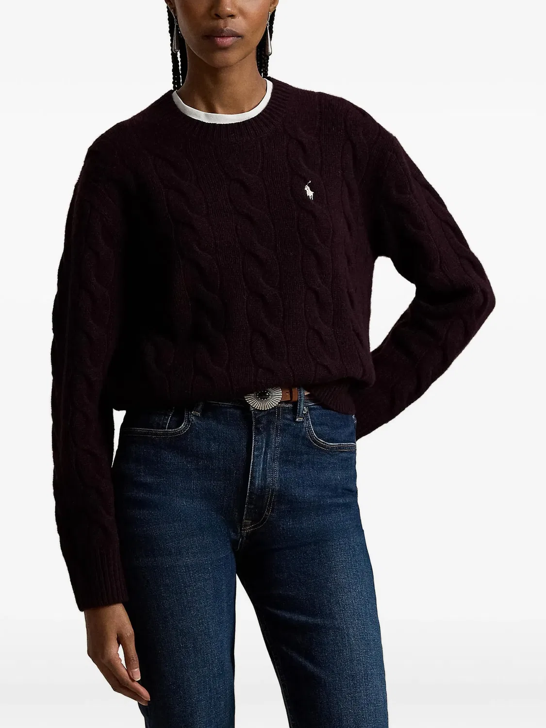 Polo Ralph Lauren Свитер фиолетовый — фото 2