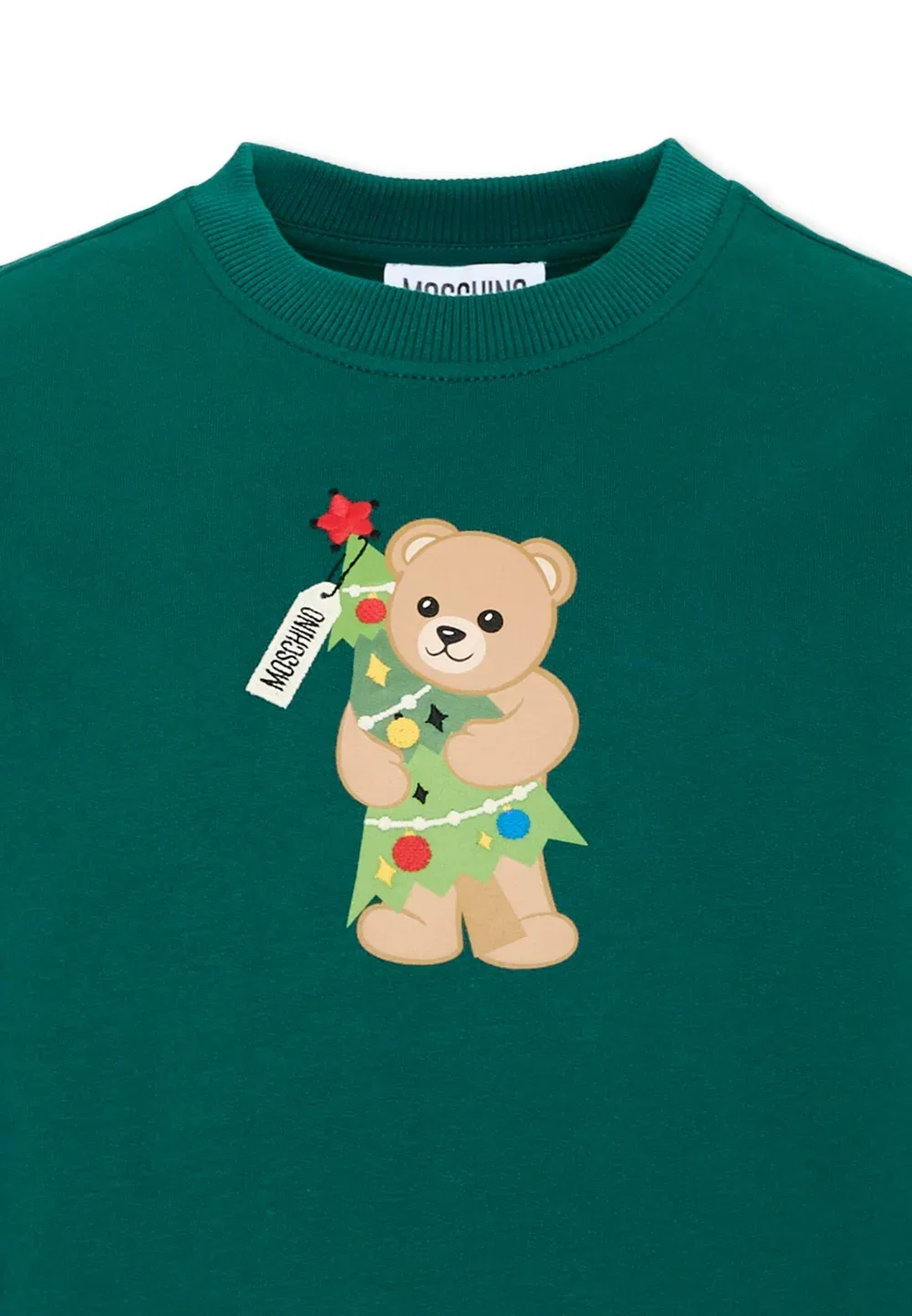 Толстовка Felpa унисекс Moschino, Green — фото 3