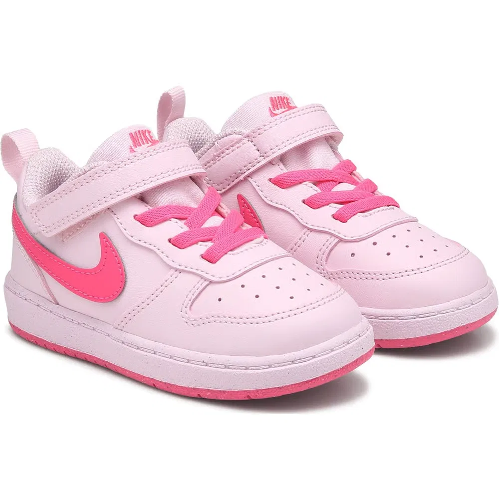 Детские кроссовки Kids' court borough low recraft для малышей Nike, Pink/Pink