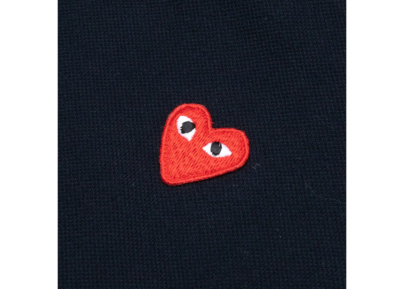 Детская рубашка-поло с эмблемой Comme des Garcons PLAY, Navy — фото 2