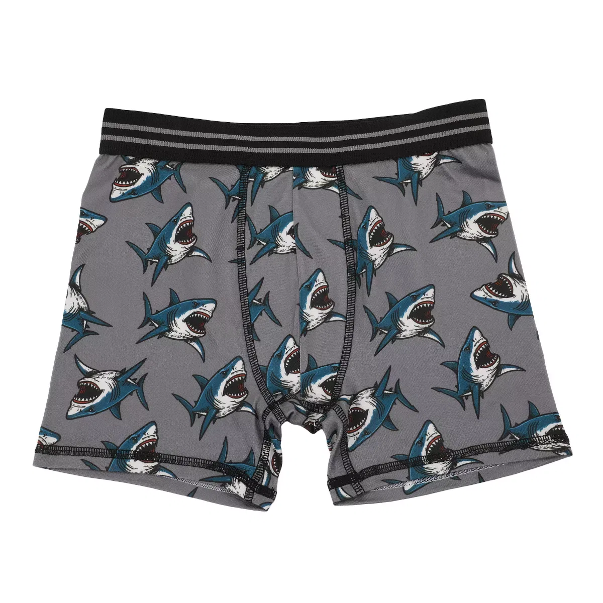 Детские боксеры для мальчиков с принтом Sharks All-Over Prints Bioworld, Sharks All-Over Prints — фото 2