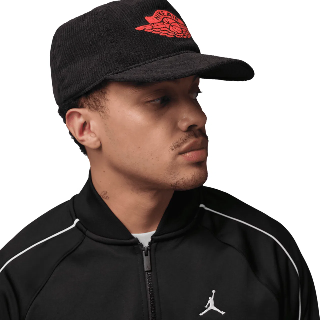Мужская куртка Brooklyn Tricot Track Suit Jordan, черный/белый — фото 3
