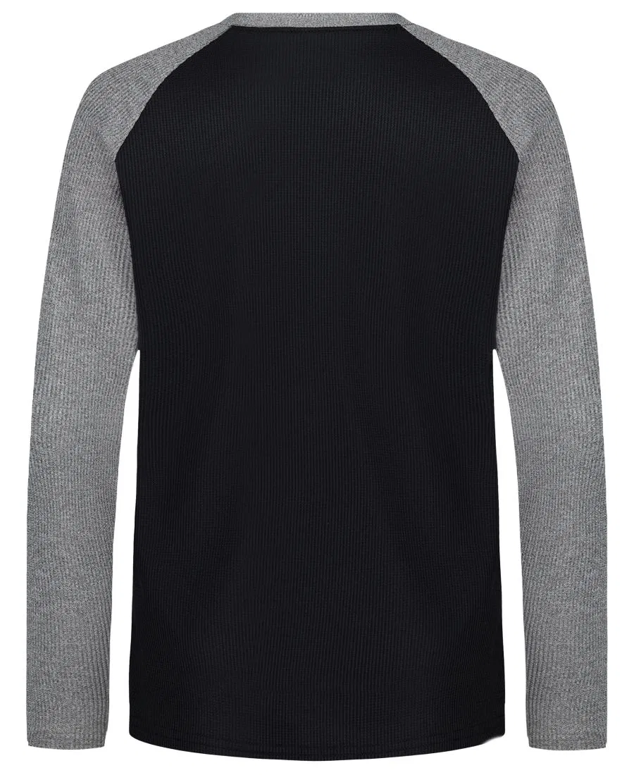 Детская футболка с длинным рукавом, цвет-блок Under Armour, Black — фото 2