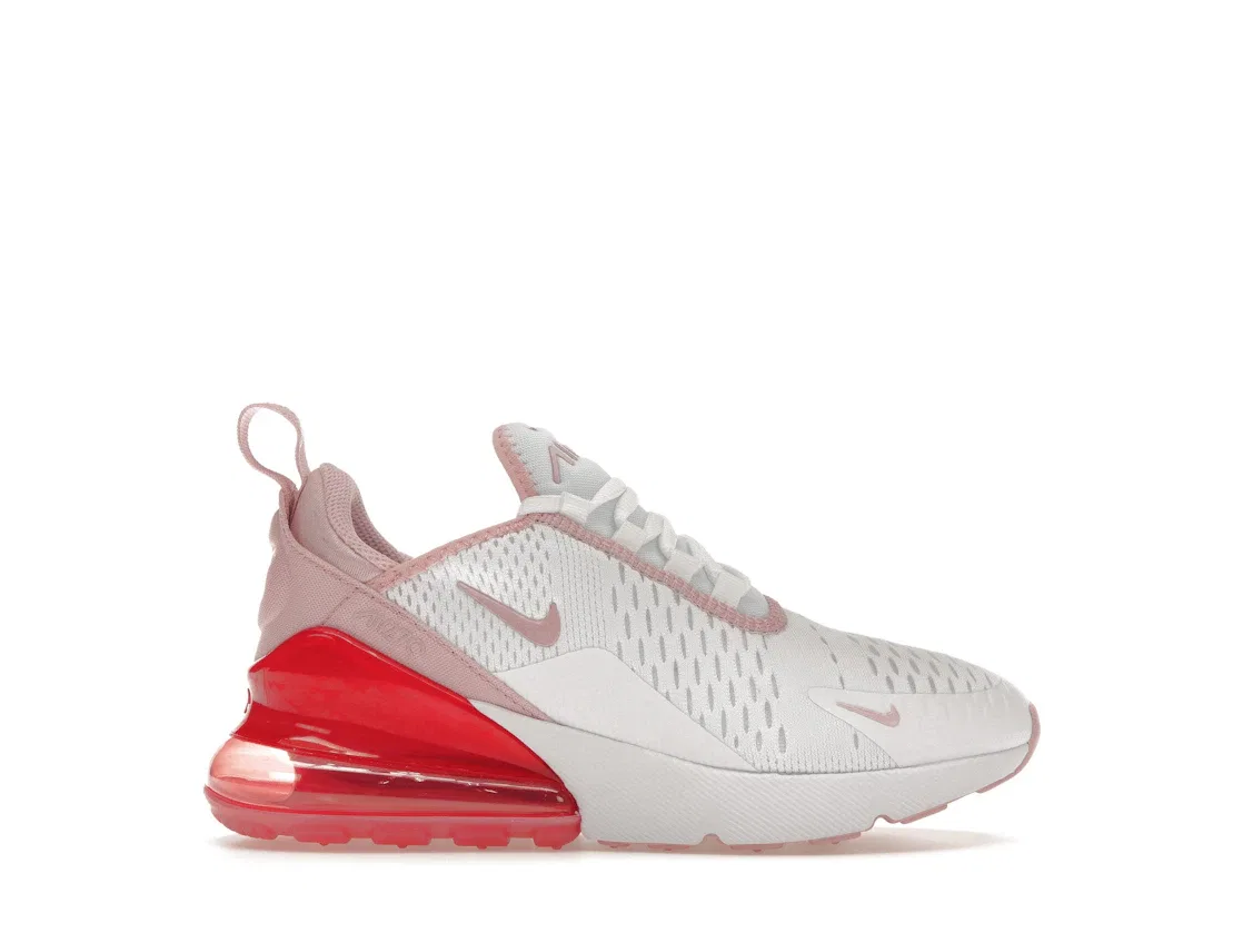 Детские кроссовки с амортизацией Nike Air Max 270 Nike, White Pink Salt Glaze