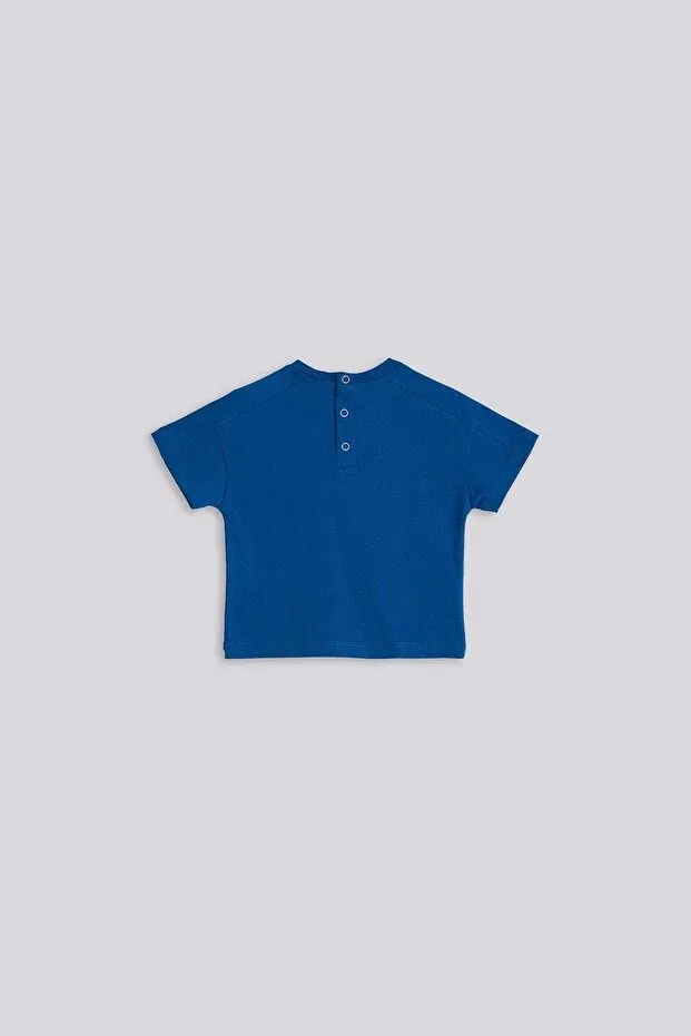 Детская футболка с принтом Gb Baby, Navy Blue — фото 2