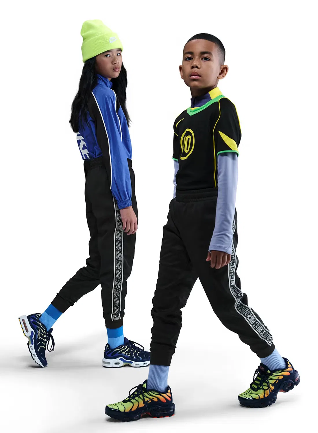 Джоггеры детские с технологией Dri-FIT Nike, черный
