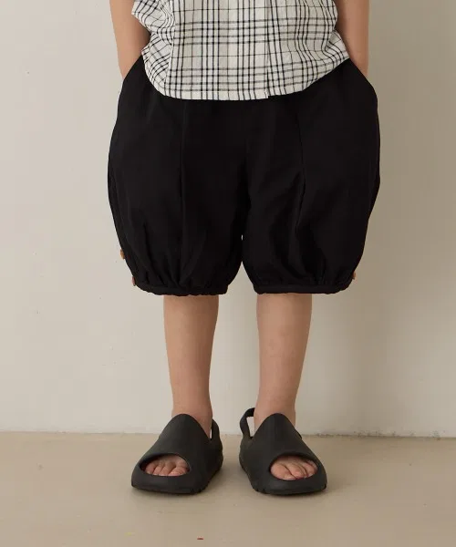 Детские шорты-баллоны с принтом, модель Button Tuck Balloon, riziere, White — фото 3