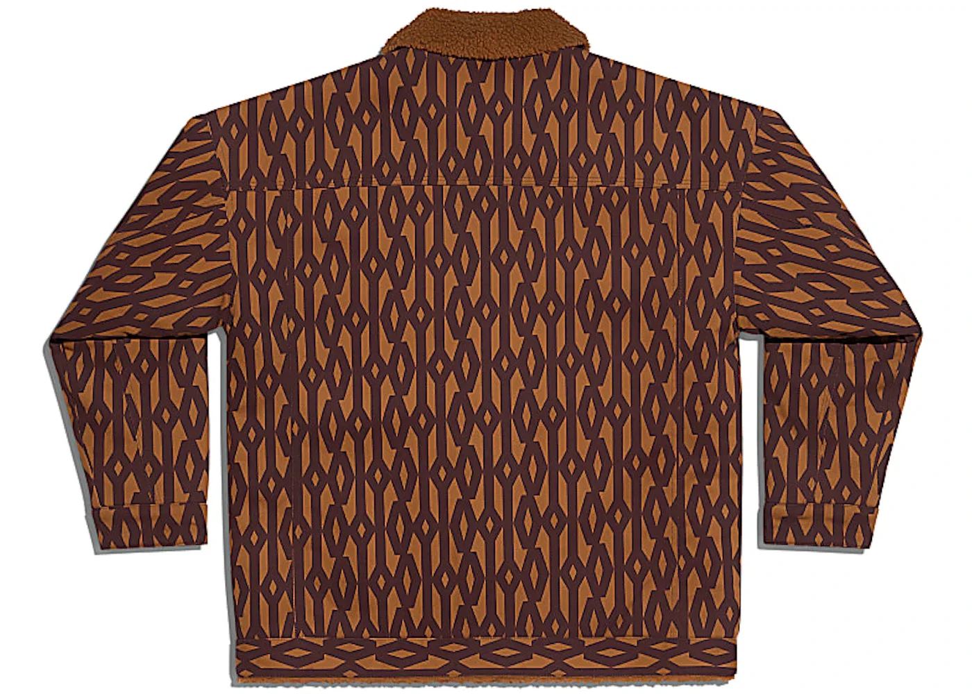 Унисекс-куртка джинсовая с принтом Ivy Park Monogram Adidas, Wild Brown/Night Red — фото 2