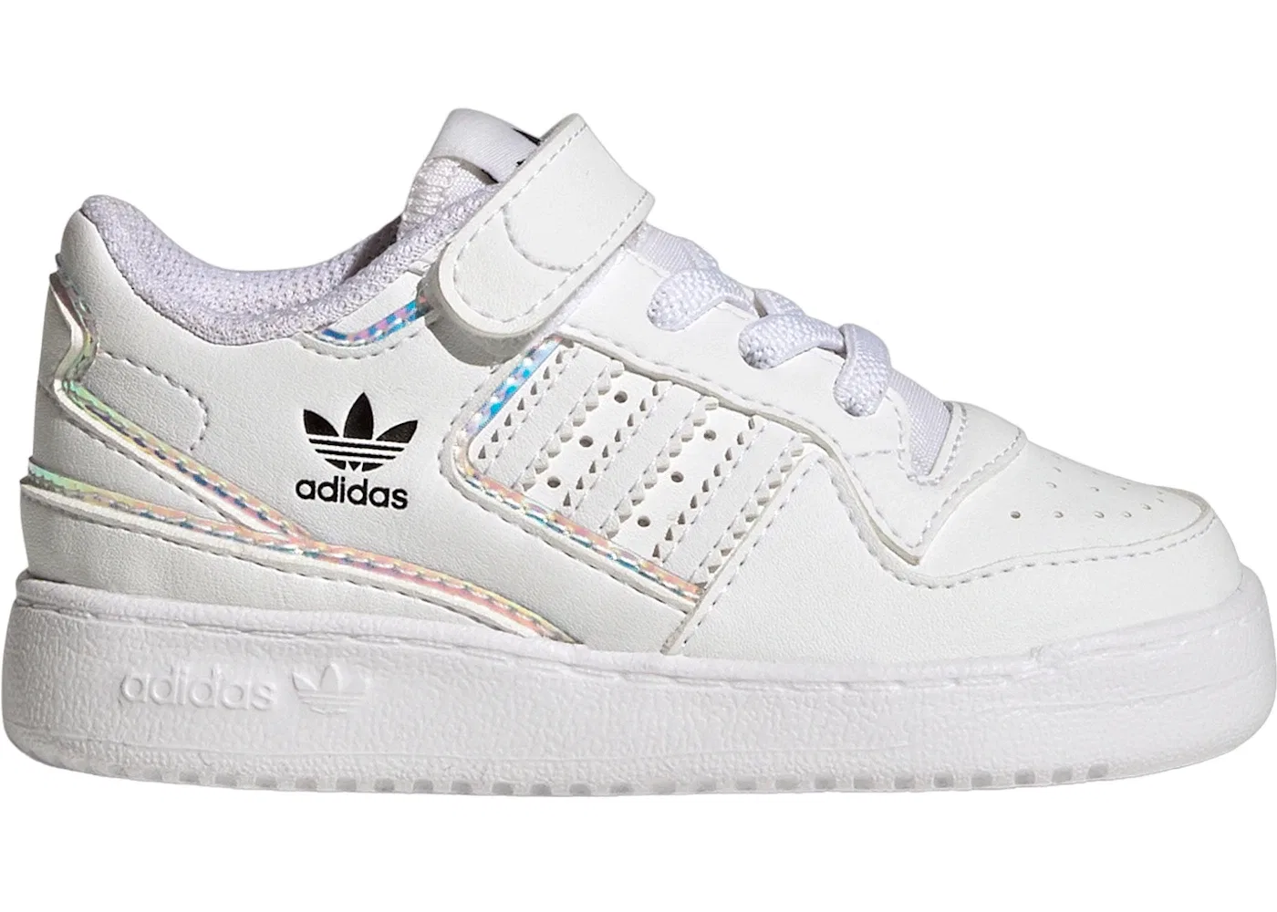 Детские кроссовки Lifestyle Adidas Forum Low, Cloud White/Cloud White/Core Black