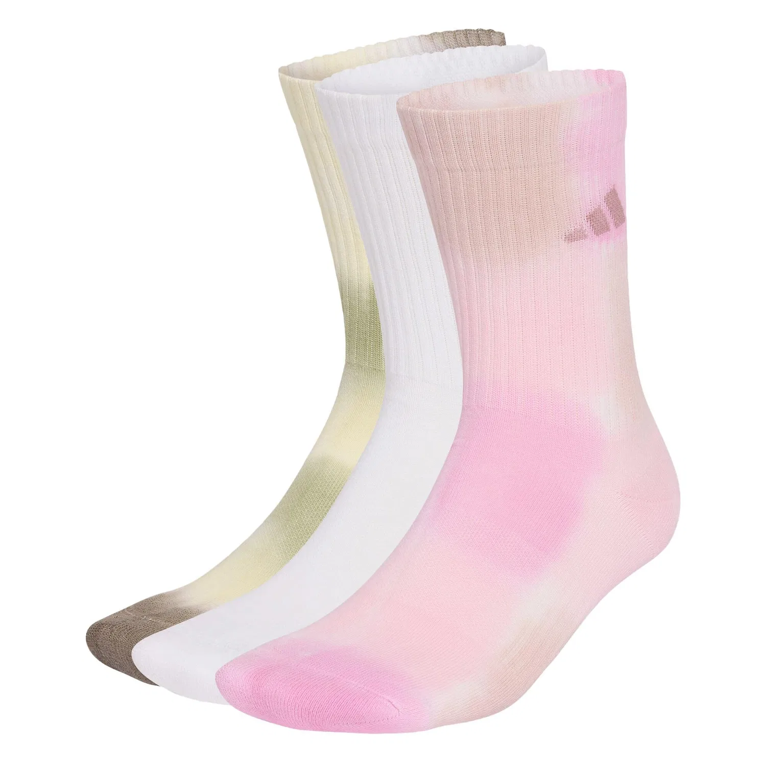 Мужские носки с принтом Tie-Dye, Adidas, Bunt Weiss