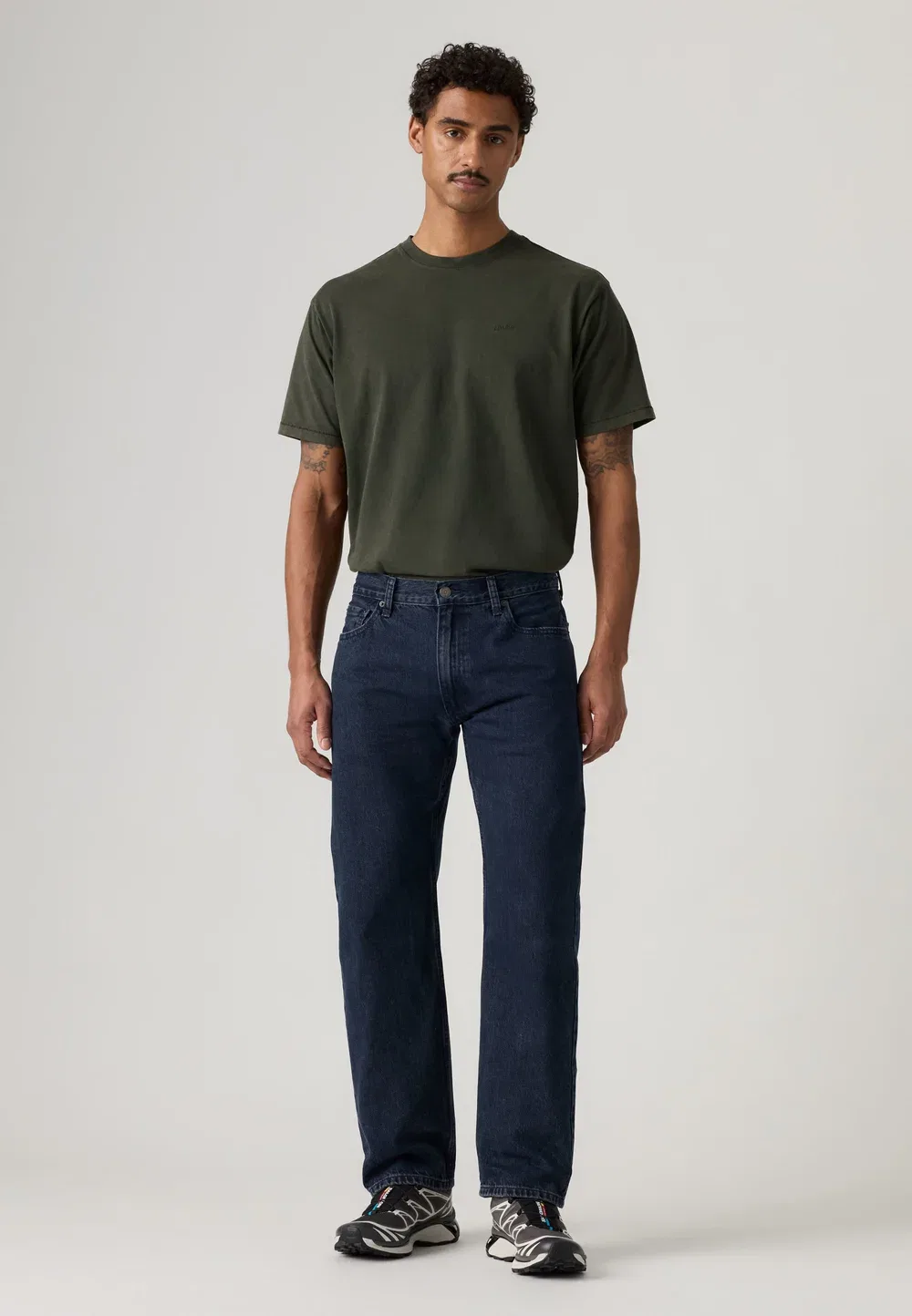 555 свободные прямые джинсы - джинсы свободного кроя Levi'S, Luna Blue — фото 4