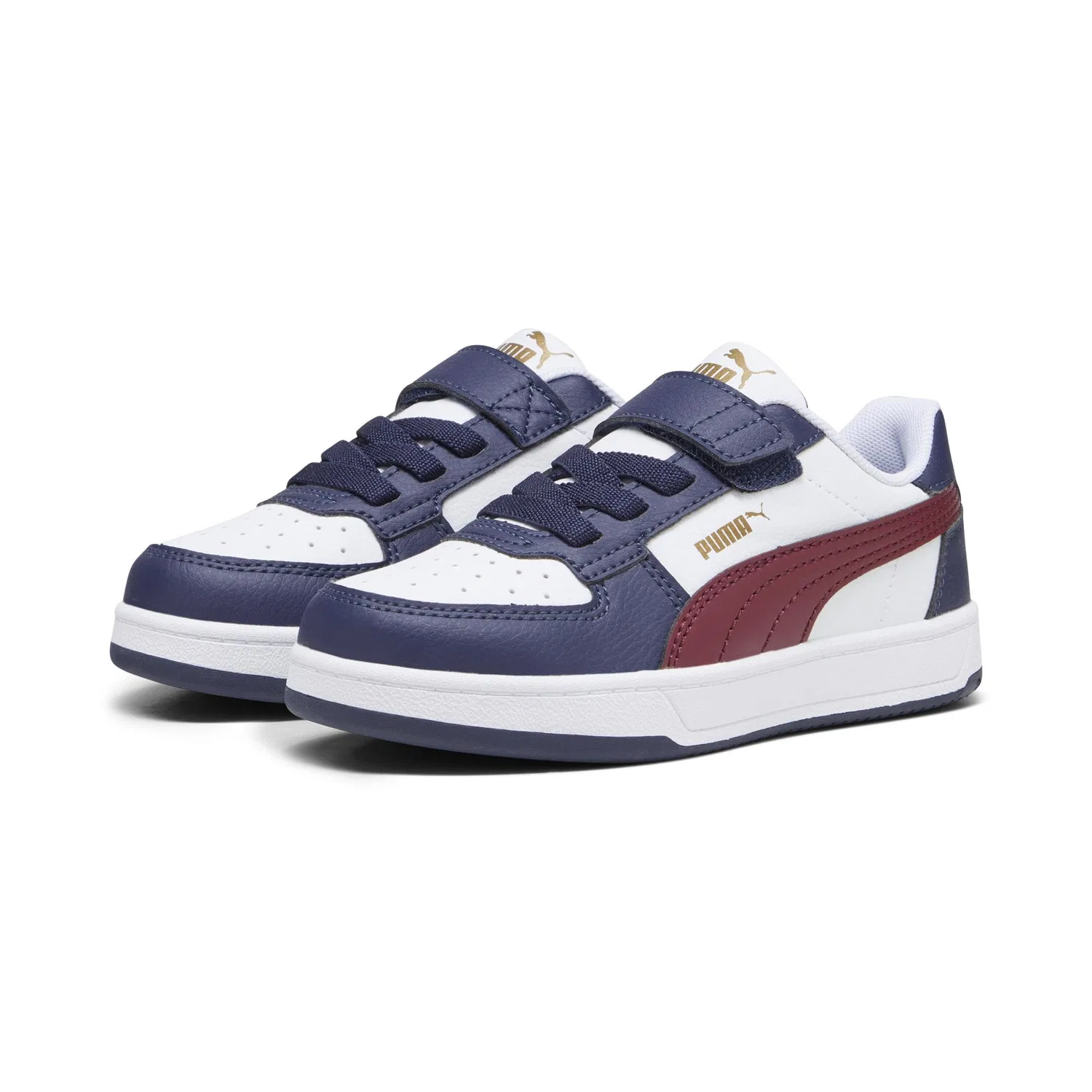Детские кроссовки для мальчиков Caven Ac+ps PUMA PUMA White Dark Jasper PUMA Navy Gold — фото 3