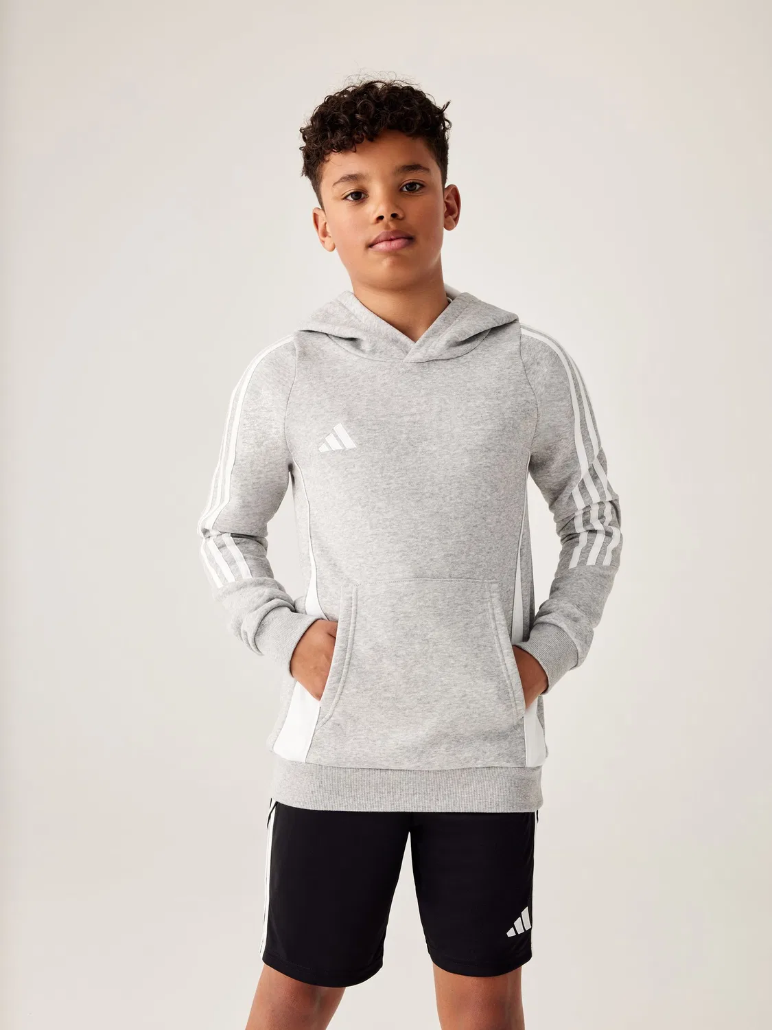 Тренировочная куртка, slim fit, Tiro 24 adidas, серый