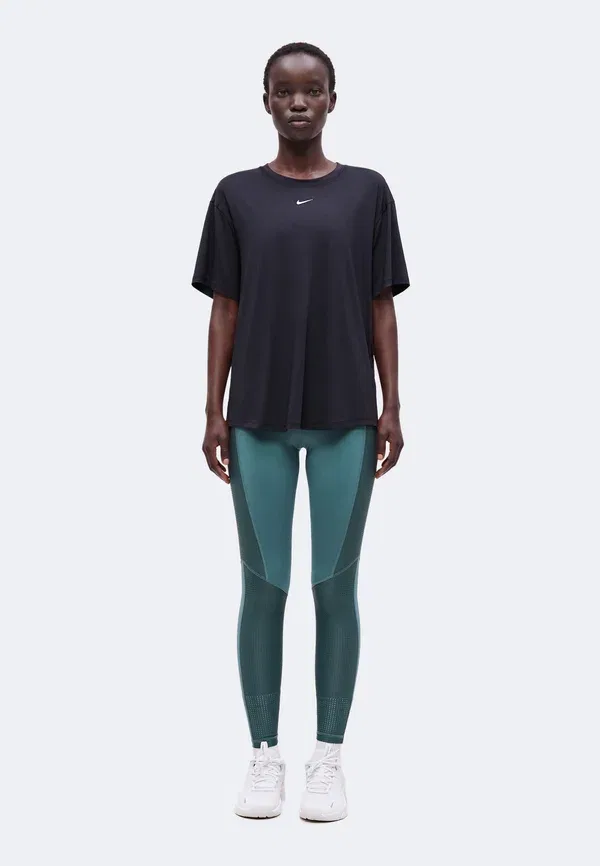 Леггинсы Dri-fit Nike Performance, Mineral Slate, Faded Spruce, White, белый — фото 2