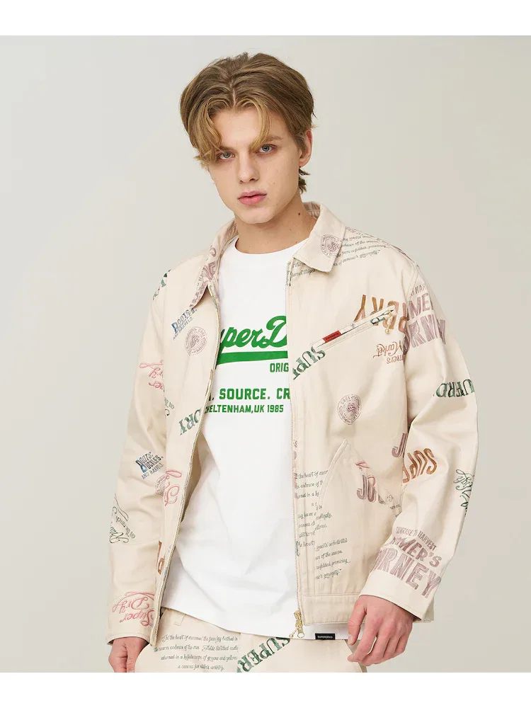 Жакет с принтом, Work SUPERDRY