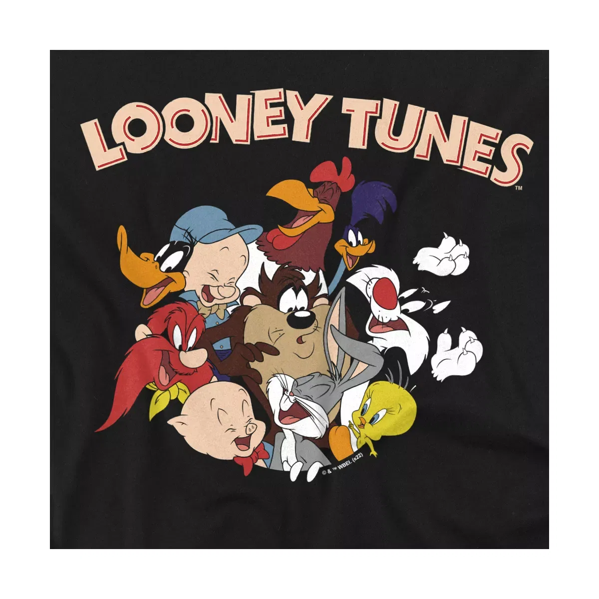 Детское боди с коротким рукавом Looney Tunes, Black — фото 2