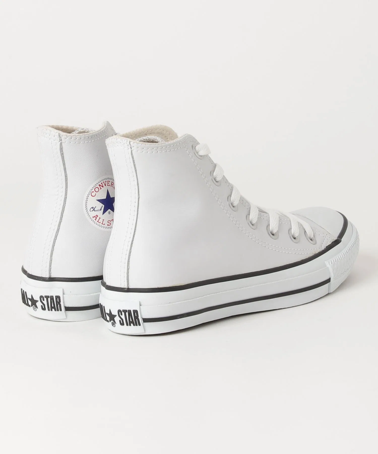 Унисекс кожаные кроссовки Converse All Star Hi белые — фото 2