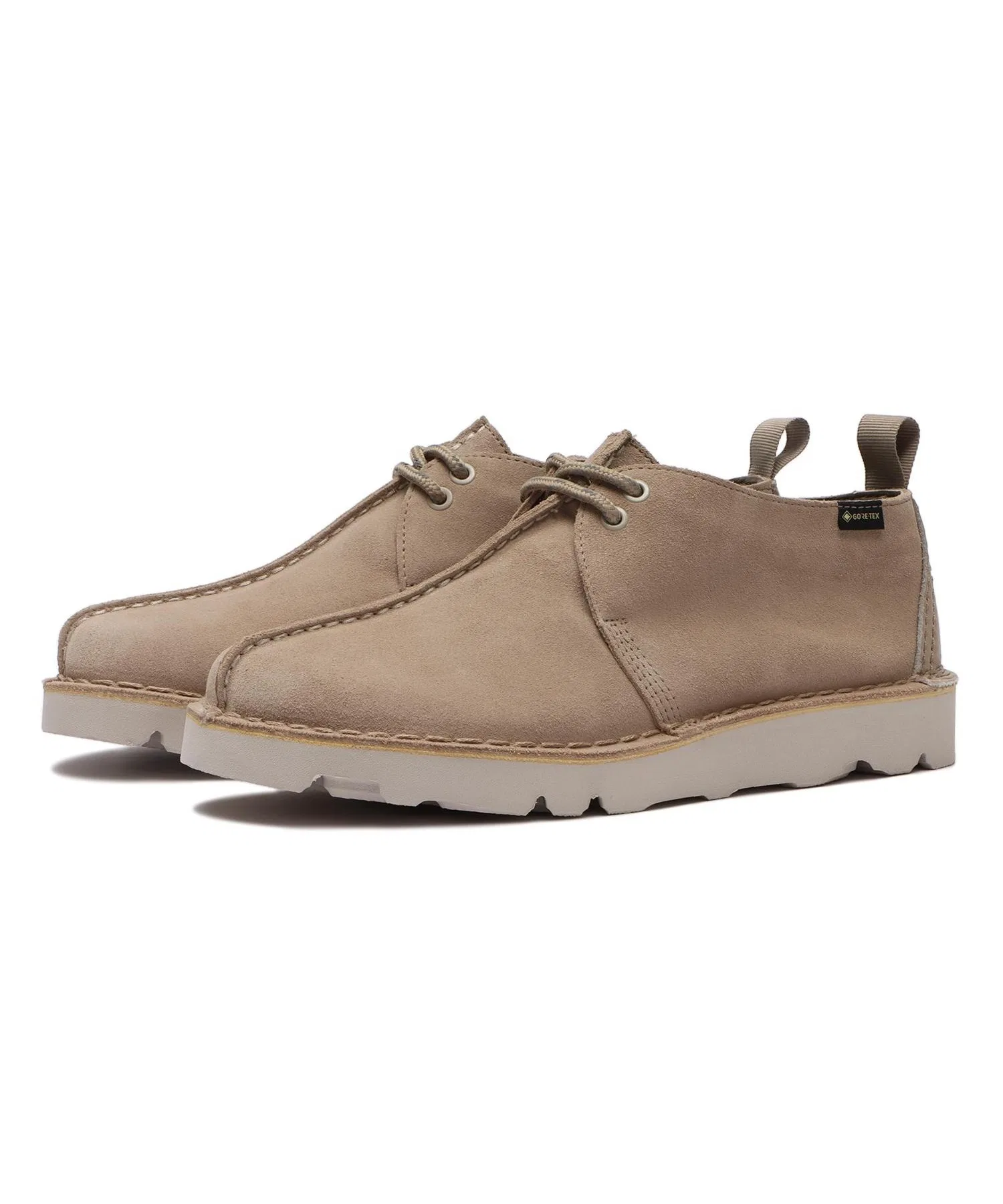 Мужские ботинки Clarks Desert Trek GTX бежевые — фото 3