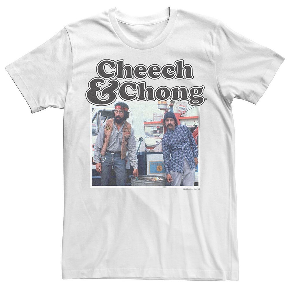 

Мужская футболка с принтом Cheech And Chong Licensed Character, белый
