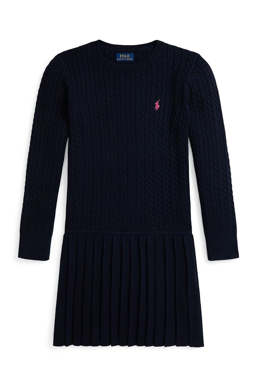 

Платье для девочки Polo Ralph Lauren, темно-синий
