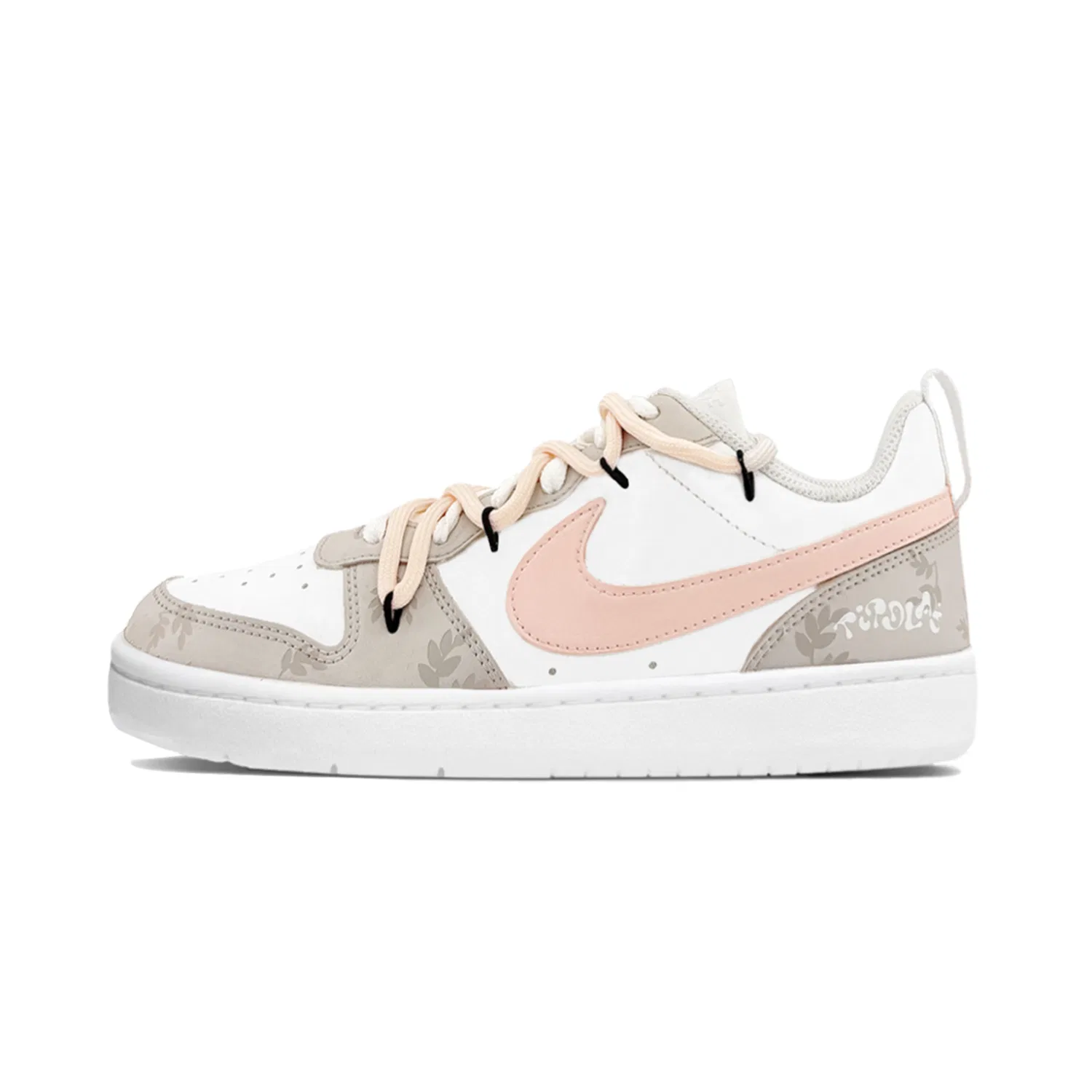 Детские кеды для скейтбординга Nike Court Borough Light Summer Peach Collection Brown Pink