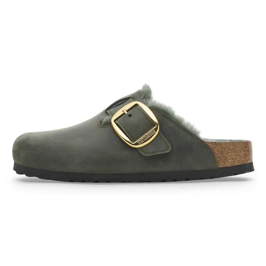 

Мюли женские с закрытым носком женские Birkenstock, цвет Blue Brown