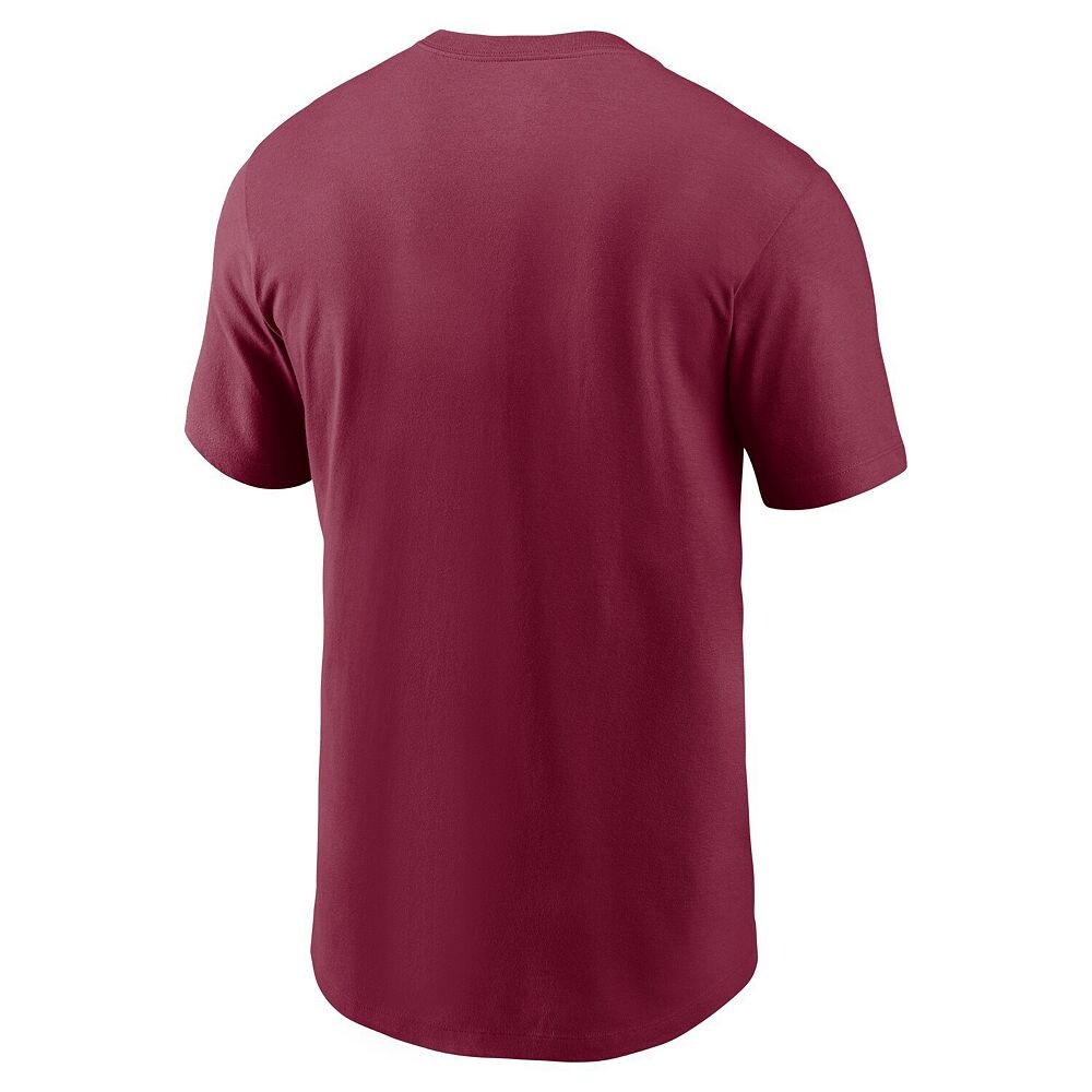 Мужская футболка с альтернативным логотипом Nike Garnet Florida State Seminoles Primetime Evergreen, цвет Fsu Red — фото 4