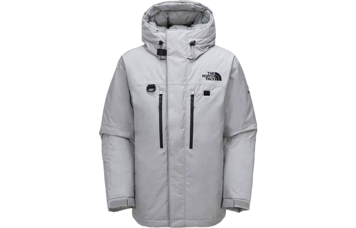 

Пуховик унисекс серебристый The North Face, цвет Silver