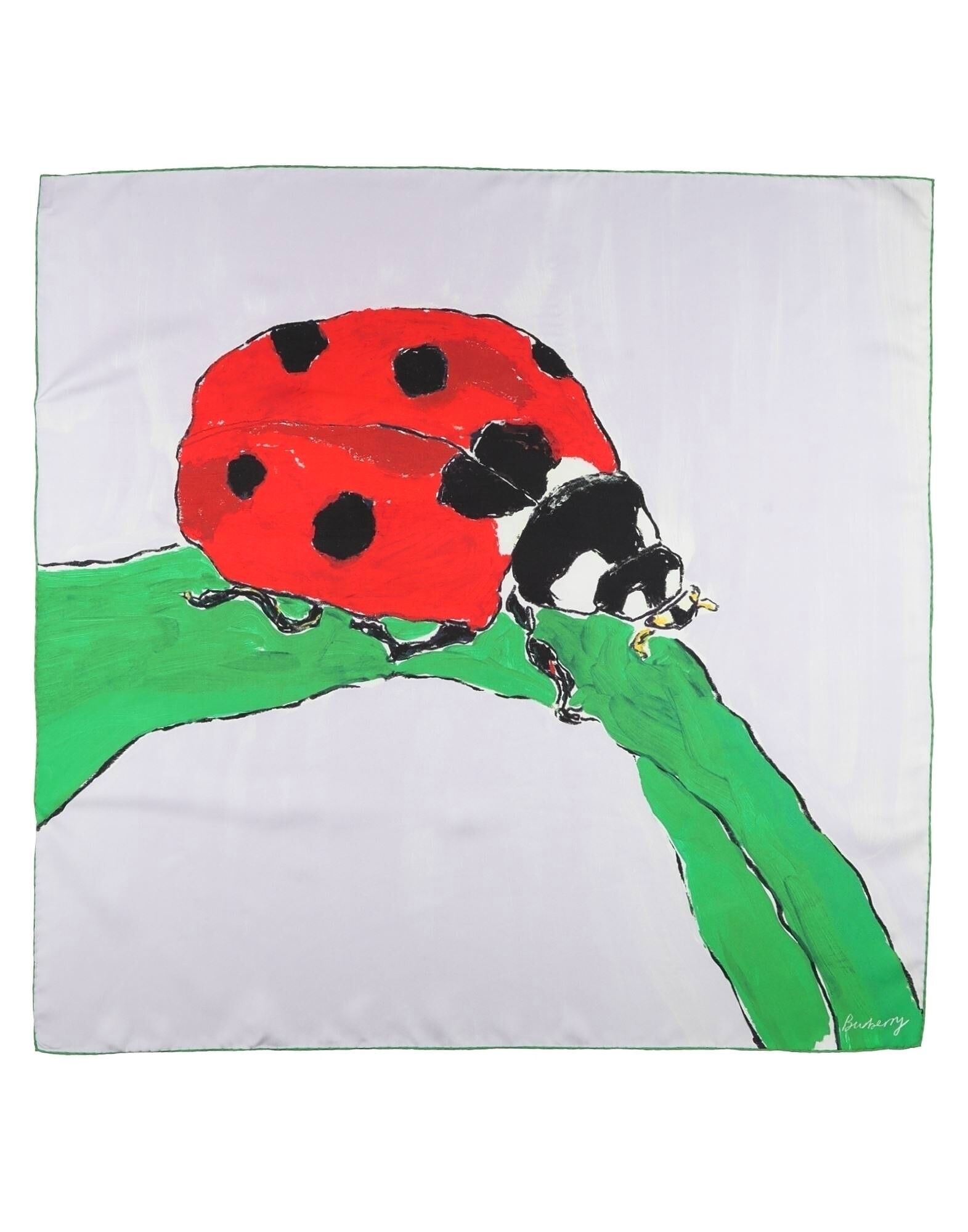 

Шарф Burberry, зеленый