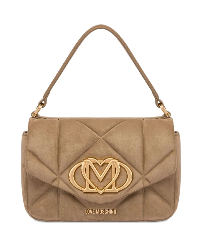 

Стильная сумка через плечо цвета марроне Love Moschino, коричневый