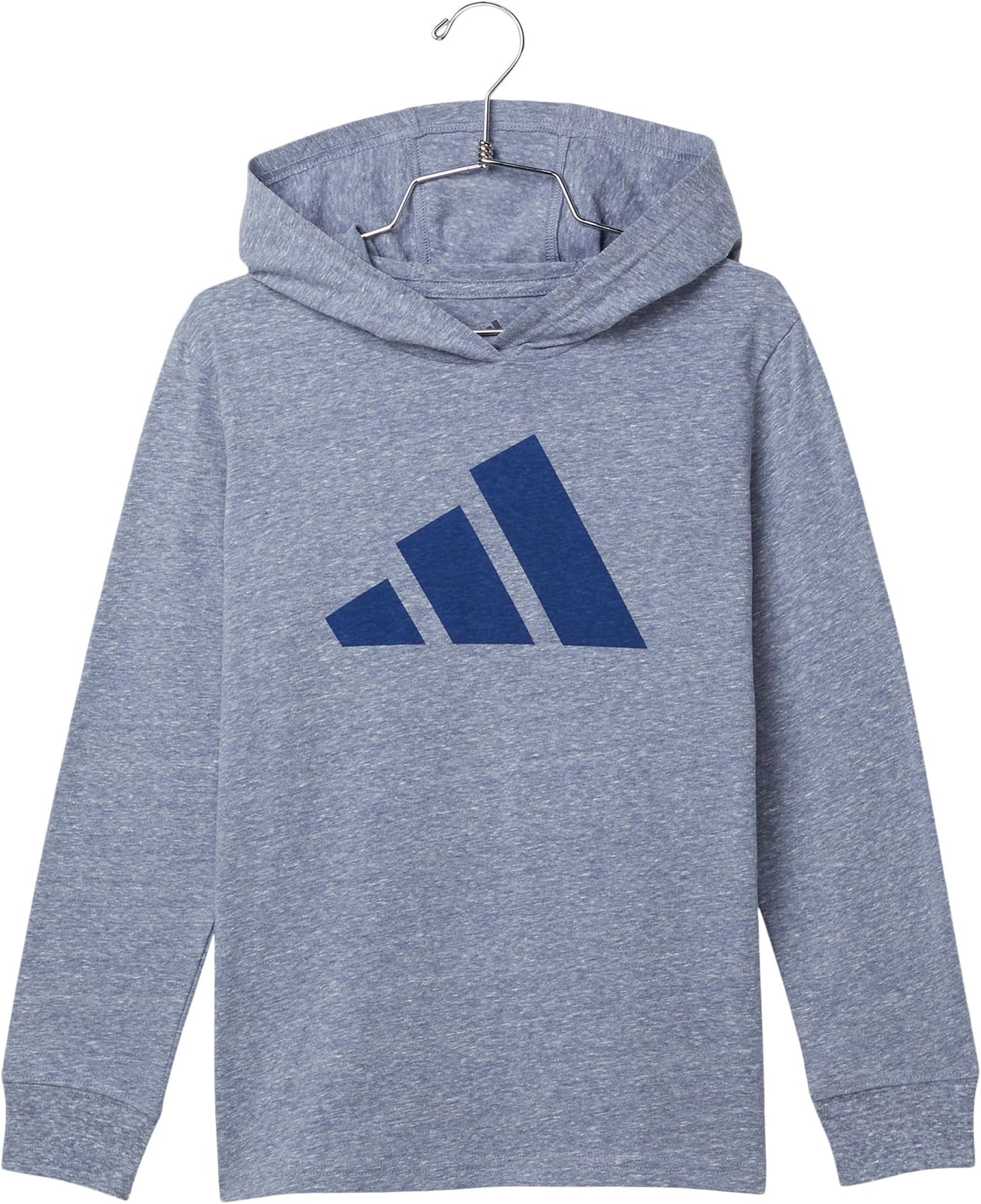 

Толстовка adidas Kids Snow Heather Hooded Tee, цвет Dark Blue Snow Heather