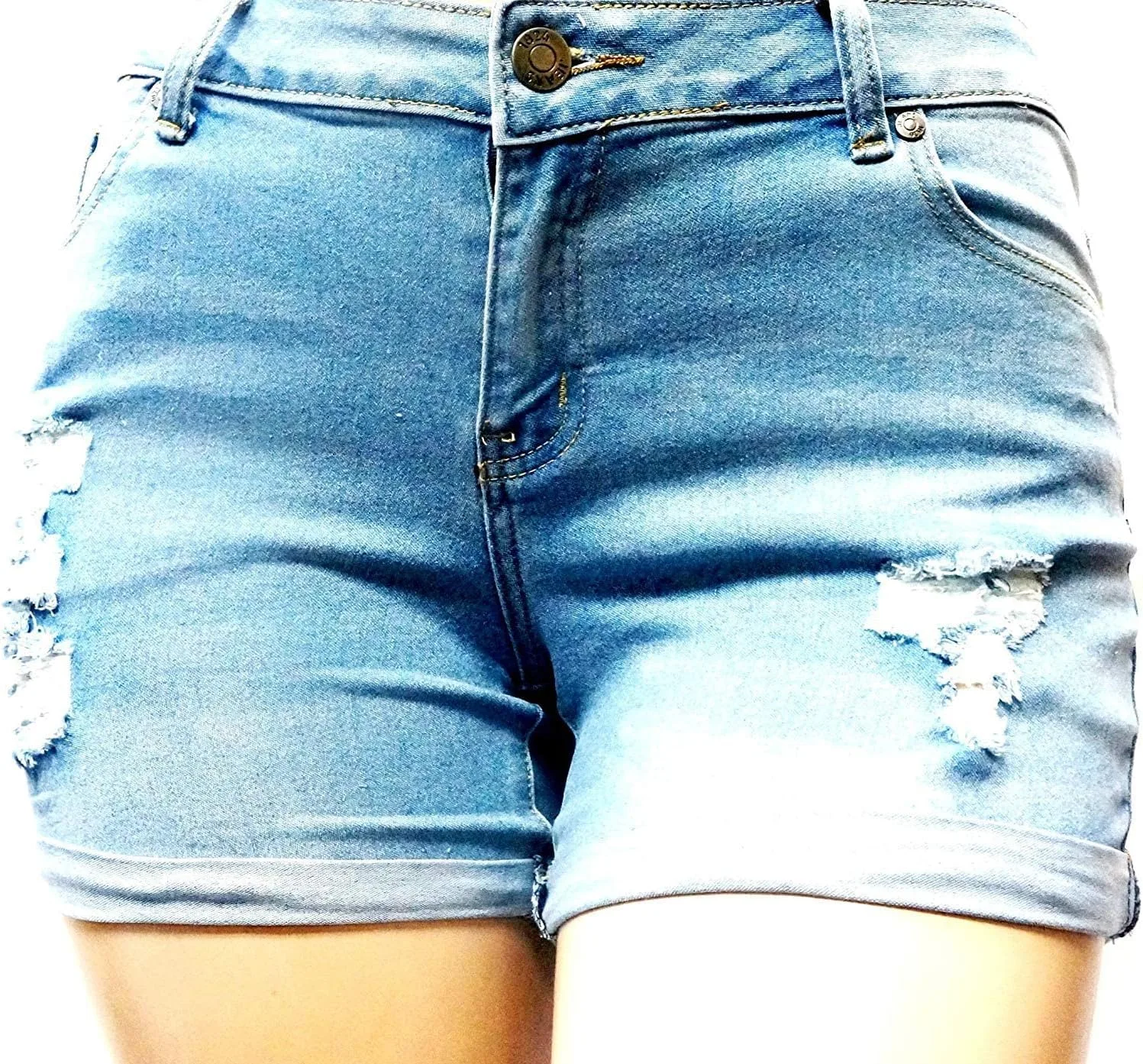 

Джинсы David Women's Plus Size Bermuda Pull On Short Curvy 1826 Jeans