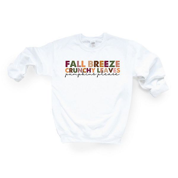 

Толстовка Fall breeze and crunchy leaves colorful Simply Sage Market