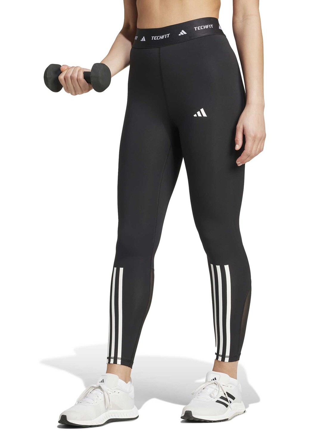 

Тайтсы Adidas Performance Techfit 3-Stripes 7/8, черный