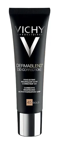 

Vichy Dermablend 3D Correction Foundation SPF 25 45 Gold 30 мл Активный разглаживающий корректор