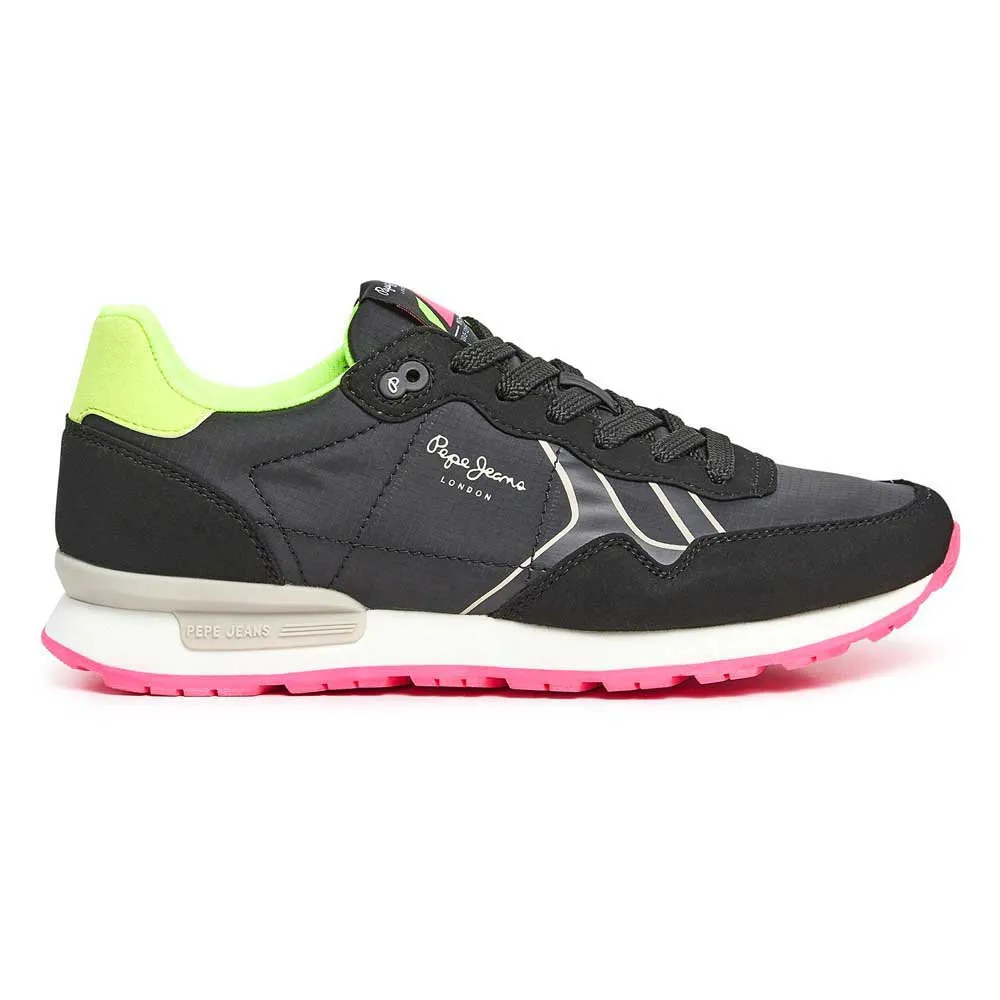 Кроссовки Pepe Jeans Brit Neon, черный