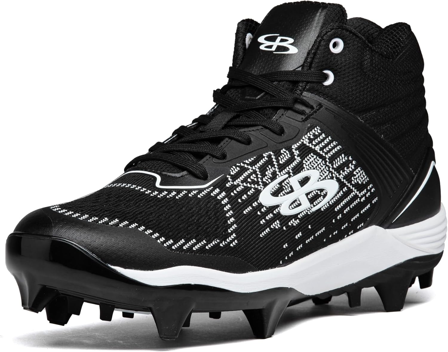 

Бутсы Boombah Viper Pureknit для мужчин с формованной средней подошвой - Status - несколько цветовых вариантов - несколько размеров, белый/черный