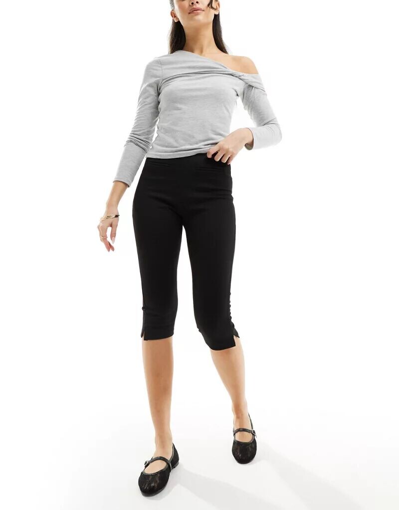 

Черные капри Pull&Bear