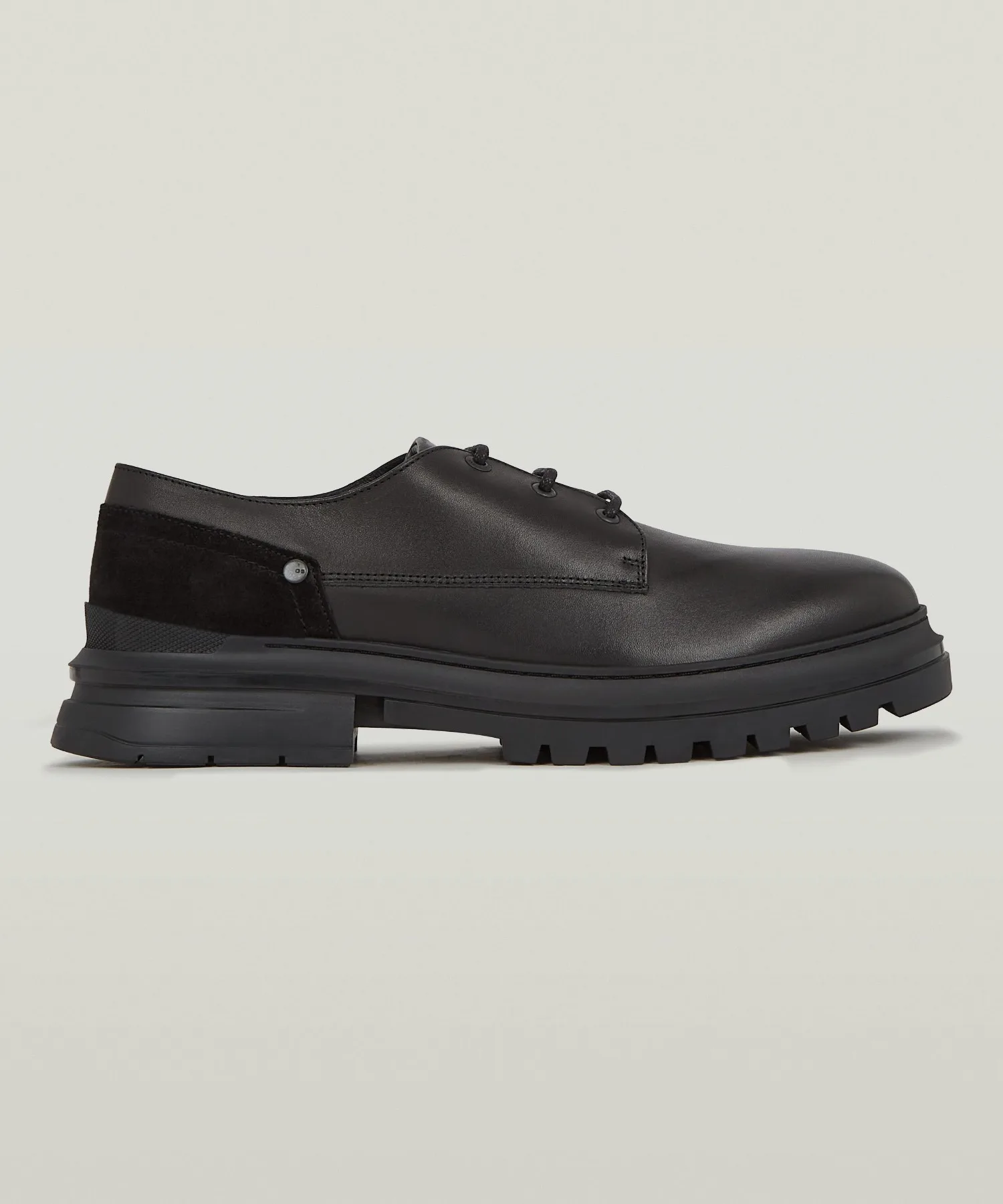 Мужские кожаные туфли Derby Millery Drb Shoes G-STAR черные — фото 3