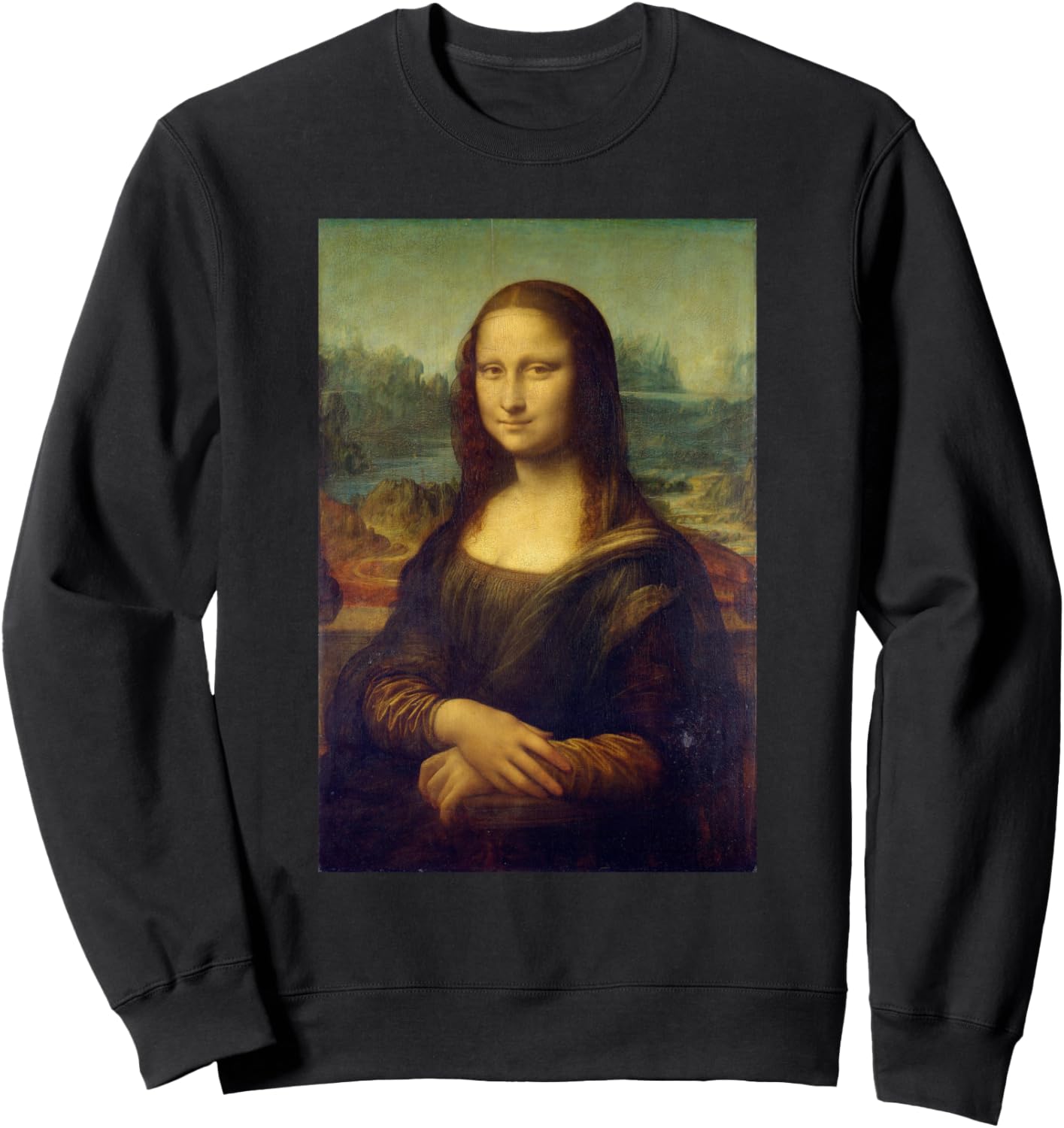 

Толстовка Леонардо да Винчи Мона Лиза Great Paintings Designs, черный