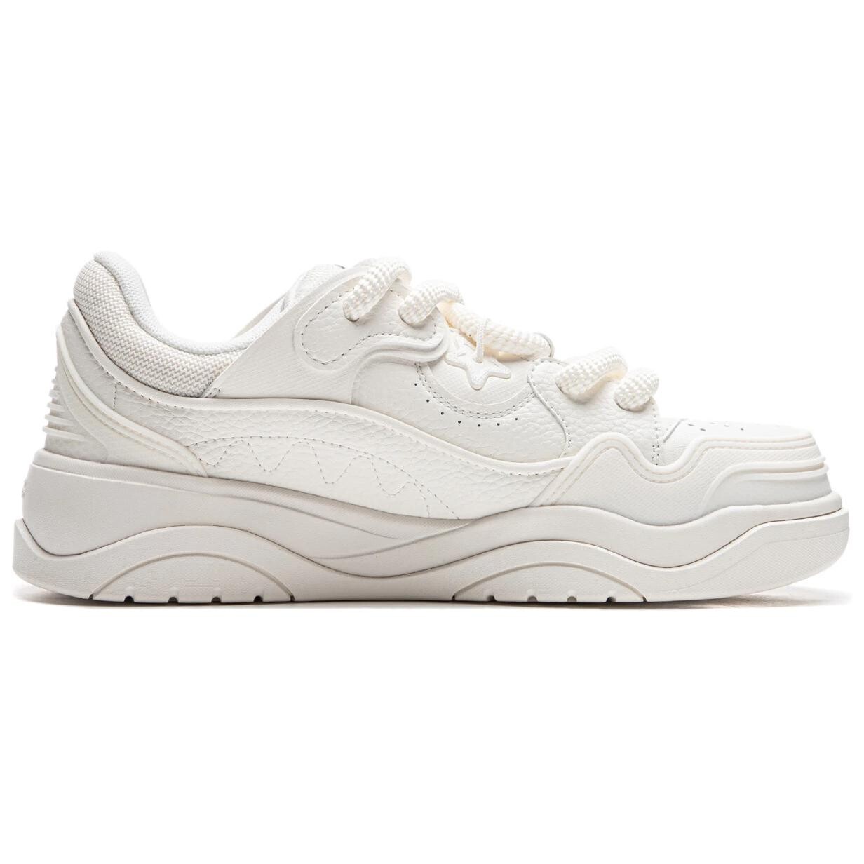 Кроссовки LINING Journey 2.0 Skateboarding Shoes Men Low-top Mist White, белый — фото 2