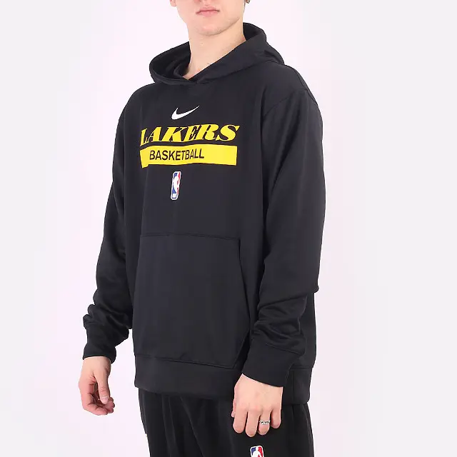 Лос-Анджелес Лейкерс Толстовка Мужская Черный Nike, черный — фото 4
