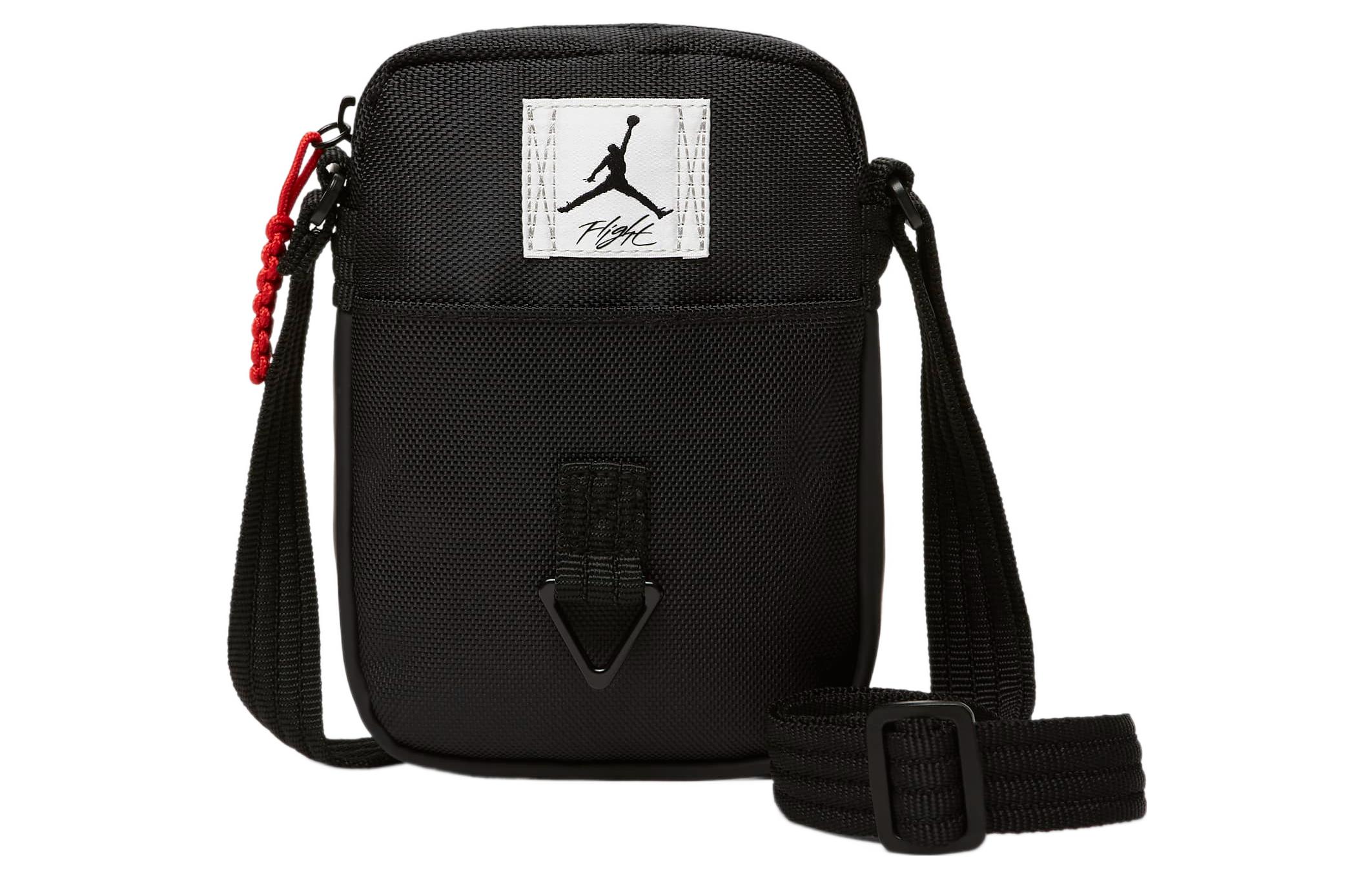 

Jordan Полиэстер PU с наплечной сумкой из искусственной кожи, кроссбоди обычный унисекс черный