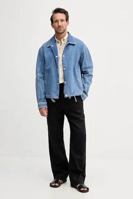Рубашка хлопковая regular fit Tommy Hilfiger, бежевый — фото 2