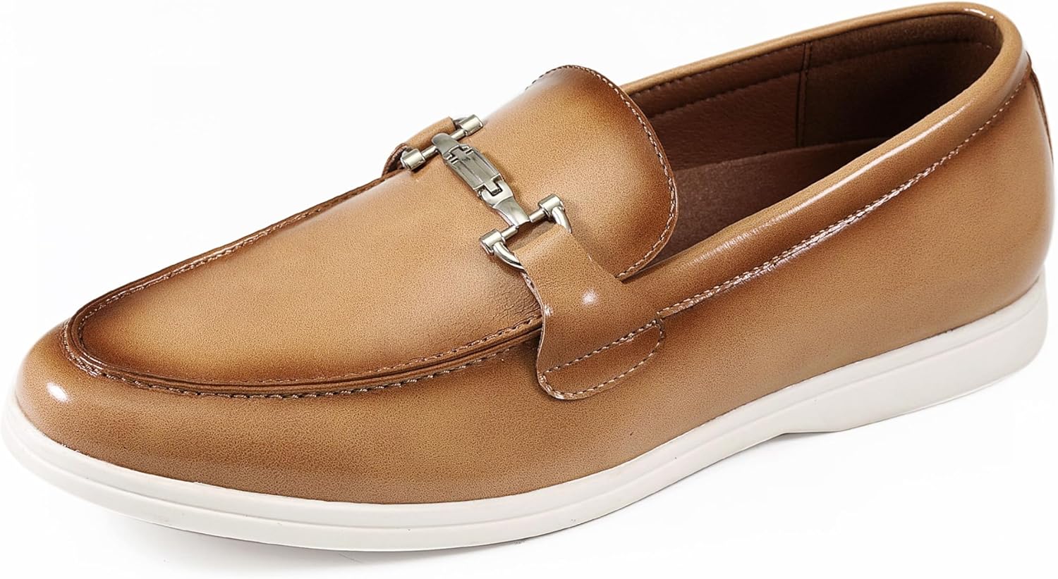 

Мужские лоферы Amali Levi двухцветные слипоны, бежевый