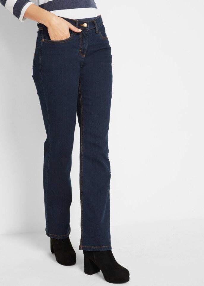 Прямые эластичные джинсы-бестселлер John Baner Jeanswear, синий — фото 3